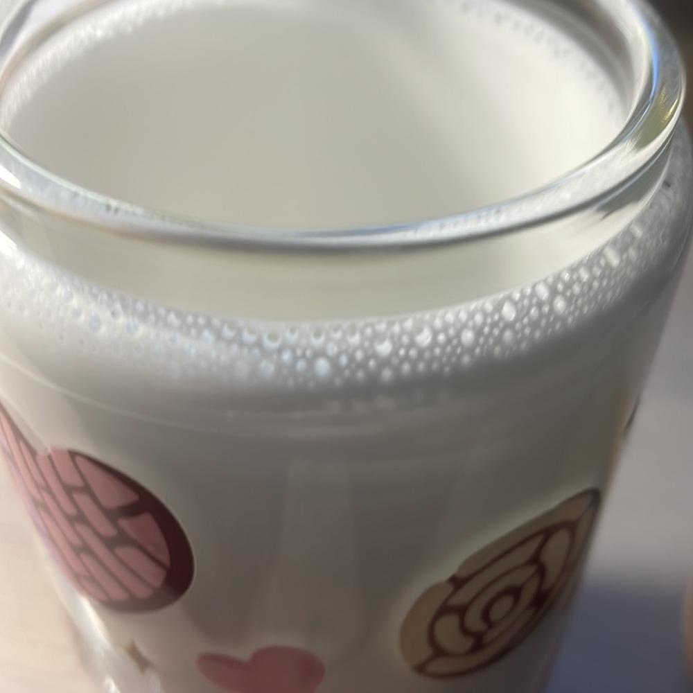 16 oz straight tumbler ( glass )sticker permanently